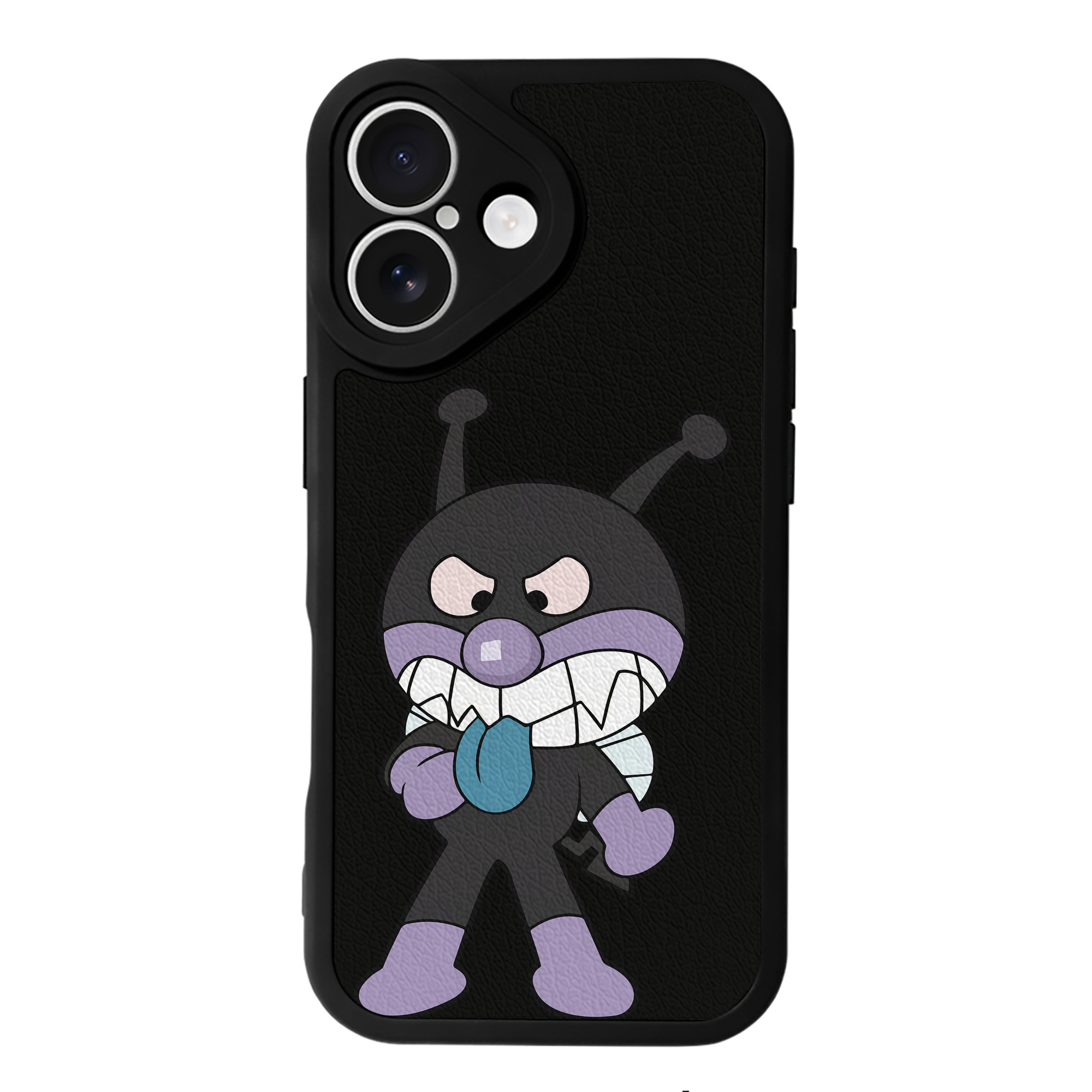 （画像用） アンパンマン Anpanman 【iPhone 16シリーズ対応】シリコンスマホケース（レザー調） 材質：シリコン